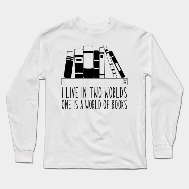 I live in two worlds Long Sleeve T-Shirt by Gabi Veiga